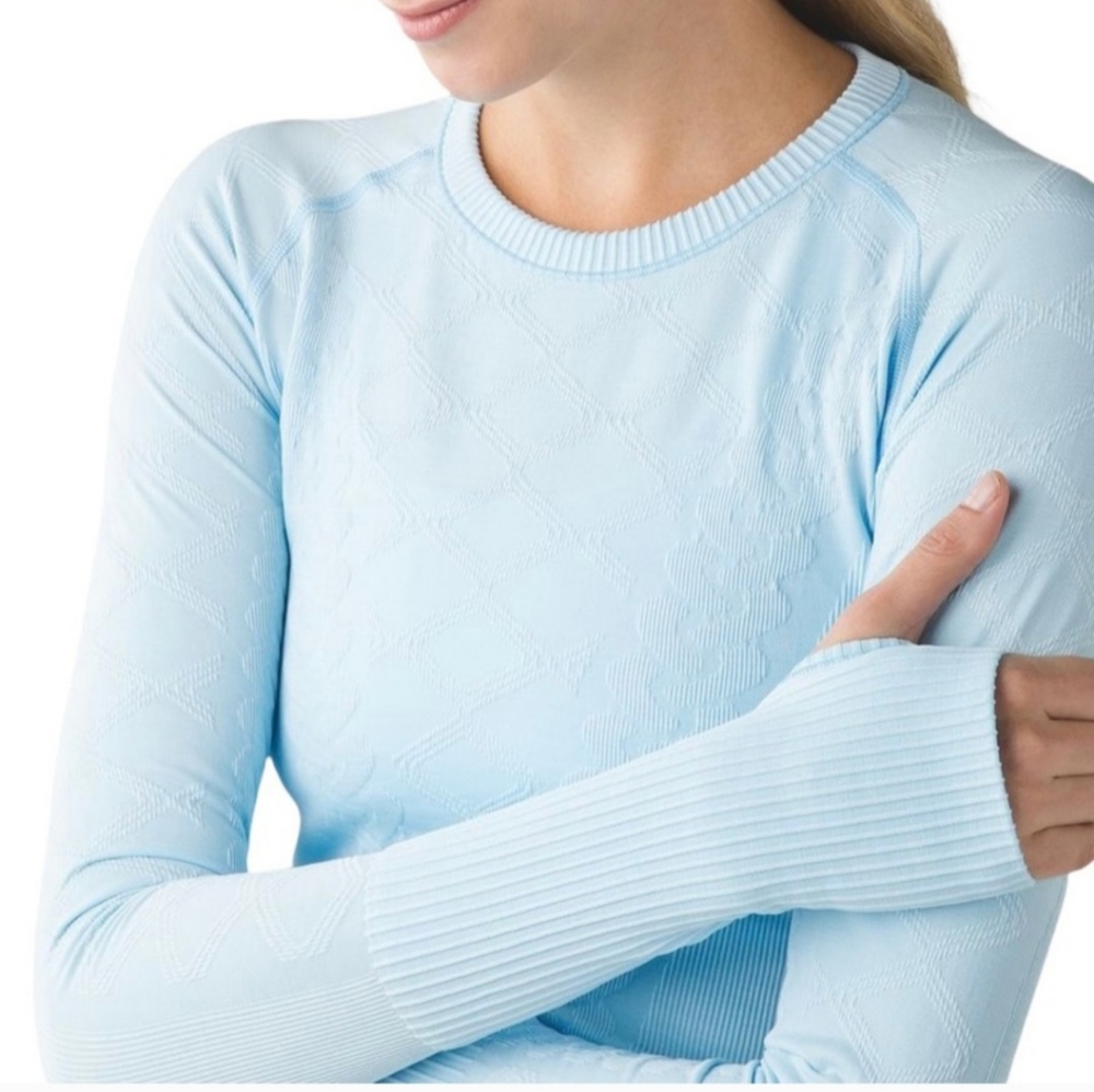 Lululemon Rest Less Pulloverheathered Caspian Blu… - image 3